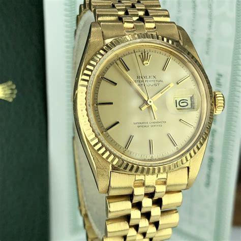 rolex oysterdate watch 1601|rolex datejust 36 1601 gold.